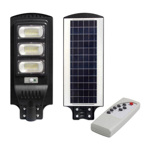 Lampa solara LED 150W IP65 6000k, cu senzor si telecomanda - led-box.ro