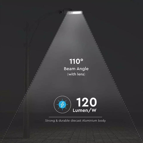 Lampa Stradala slim 100W 120lm-W Chip Samsung 6400k - led-box.ro