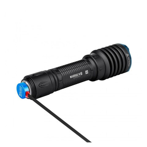 Lanterna Warrior X3, lanterna cu insertii zirconiu pentru spart geamuri, lanterna cu inel autoaparare, lanterna profesionala, lanterna puternica, lanterna reincarcabila, led-box.ro