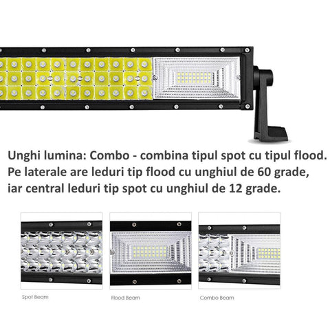 bara led auto, ledbar auto, led bar auto, ledbar combo beam, led bar auto 324w, ledbar 12-24v, bara led auto masini teren, bara led auto offroad, ledbar 22680lm, ledbar auto 54cm, led-box.ro