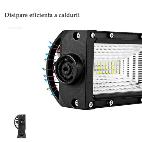 bara led auto curbat, ledbar auto, led bar auto, ledbar combo beam, led bar auto 702w, ledbar 12-24v, bara led auto masini teren, bara led auto offroad, ledbar 49140lm, ledbar auto 127cm, led-box.ro