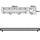 bara led auto, led bar auto combo, led bar auto 240w, ledbar 12-24v, bara led auto masini teren, bara led auto offroad, ledbar 20400lm, ledbar auto 100cm, led-box.ro
