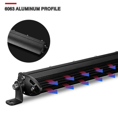 bara led auto 51cm,  led bar super slim, led bar auto spot beam, led bar auto 54w, bara led auto offroad, led bar 4590lm, led-box.ro
