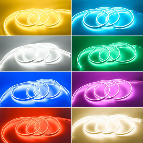 neon flex alb rece lungime 50m