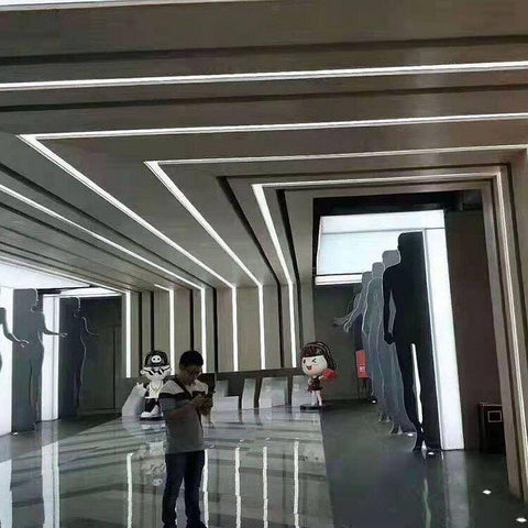Canal de aluminiu pentru iluminat decorativ cu bandă LED
