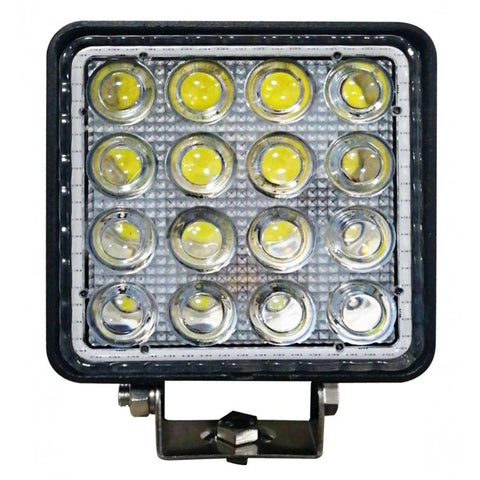 proiector auto patrat, proiector led auto 48w, proiectoare auto, proiectoare angel eyes, proiector offroad 12v-24v, proiectoare led camion, proiectoare suv, proiector auto angel eyes, led-box.ro