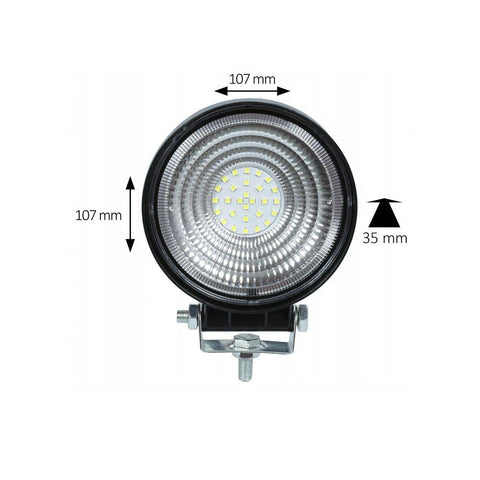 proiector rotund, proiector auto rotund, proiector moto, proiector atv, proiector offroad rotund, proiector offroad 84w, led-box.ro