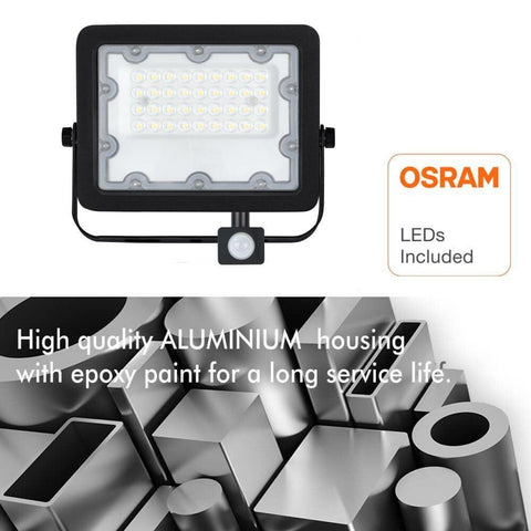 proiector cu senzor, proiector led cu senzor, proiector exterior 30w, proiector cu leduri, proiector exterior IP65, proiector cu led exterior, proiectoare LED exterior, led-box.ro