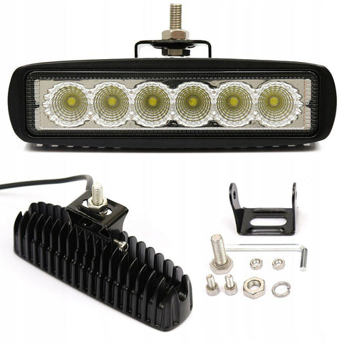 proiector auto 18w, proiector led auto, proiectoare auto flood beam, proiectoare off road dreptunghiulare, proiectoare led off road, proiector led auto offroad, proiector offroad 12v, proiector led offroad 24v camion, proiectoare led camion, proiectoare suv, proiector 12v auto, led-box.ro