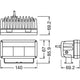 Proiector Led Auto Osram MX140-SP 30W 12-24V, 2000 lm, Spot Beam-led-box.ro