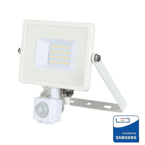 Proiector LED SMD Samsung cu senzor de miscare 20W IP65 - led-box.ro