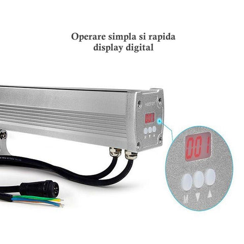 Proiector liniar Mi-Light D5-W72, 72W RGB+CCT compatibil DMX512-RDM - led-box.ro
