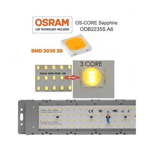 Proiector modular MAGNUM AIR 400W Chip Osram 60º 180lm-W - led-box.ro