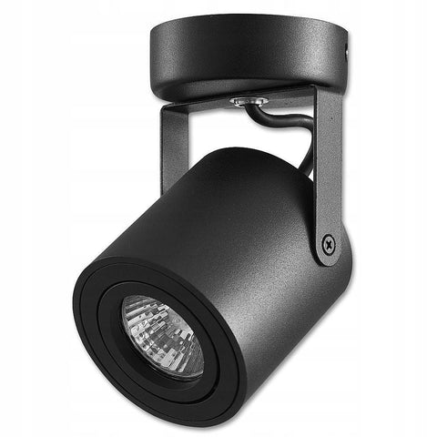 Set 4 Spoturi LED aplicate GU10, orientabile, 800 mm, negru-led-box.ro