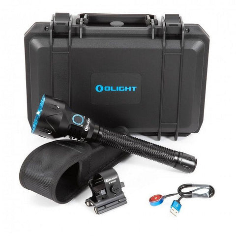 Set vanatoare Olight XL Javelot PRO2, lanterna led reincarcabila, lanterna tactica, lanterna puternica, lanterna arma vanatoare, lanterna profesionala, lanterna led cu acumulator, lanterna arma vanatoare, led-box.ro