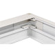 conectori imbinare rama, conectori rama panou, panouri led rama, rama pentru panouri led, elemente fixare rama, led-box.ro