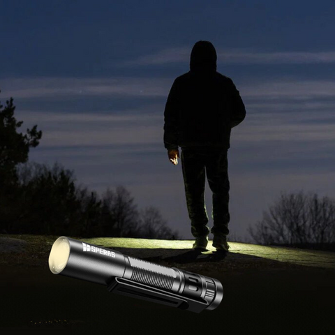 Lanterna SPERAS M10 cu clip reversibil