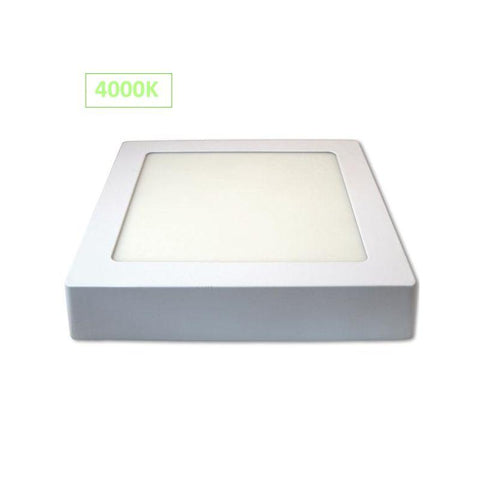 Spot LED aparent 18W 4000K 1620lm, 210x210x30 mm - led-box.ro