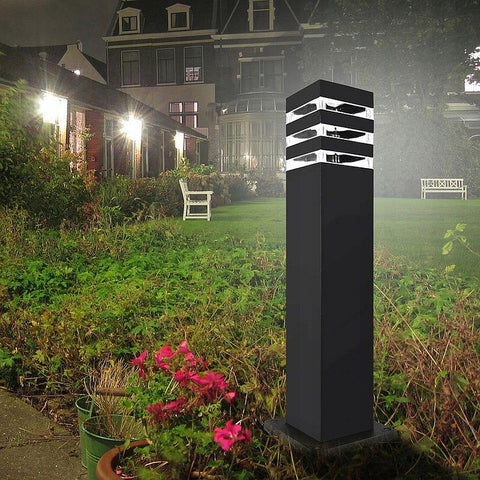Lampadar LED Malibu, 11x6.5, GU10 IP44 H 50cm, culoare negru - led-box.ro