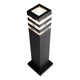 Stalp LED iluminat ornamental Malibu, 60W/E27, IP54 H80 cm, negru-Led-Box.ro