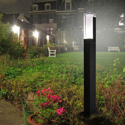 Lampa LED COB Epistar Lora, 7W IP54, inaltime 50 cm, negru - led-box.ro
