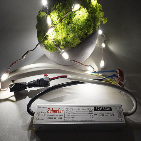 Sursa profesionala de alimentare banda LED 12V 30W SCHARFER-led-box.ro