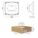 telecomanda cct, telecomanda 4 zone, panou perete, controller perete, X2 MiLight, MiBoxer, led-box.ro