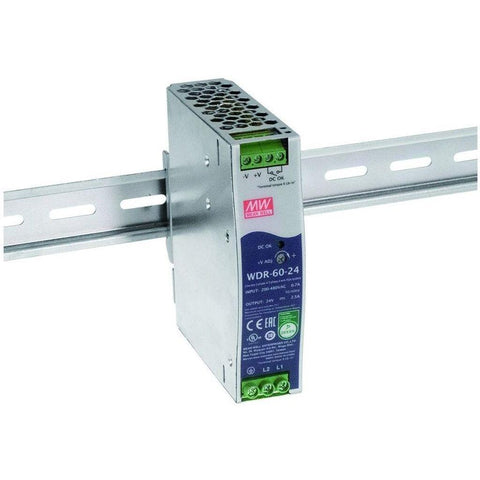 WDR-60-24 Mean Well Sursa Alimentare 60W 24V 2,5A-led-box.ro